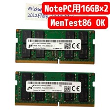 Micron 32GB DDR4-2666 SO-DIMM Laptop Memory 16GBx2 Modules Tested picture