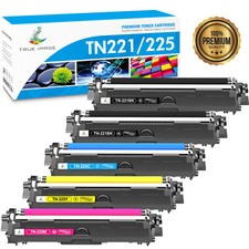 5 Pack TN221BK TN225 Toner For Brother TN-225 HL-3170CDW MFC-9130CW MFC-9330CDW picture