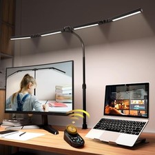 Adjustable LED Desk Lamp – Stepless Dimming & Color Temp Remote Control, Eye  picture