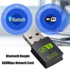 USB WiFi Bluetooth Adapter 600Mbps Dual Band 2.4/5Ghz Wireless Network Receiver picture