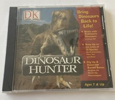 Factory Sealed Dinosaur Hunter Computer Software CD-ROM 1996 Windows 95/98/ME picture