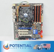 USED | Asus P6T DELUXE/OC PALM Edition X58 ATX LGA 1366 Motherboard- w Intel CPU picture
