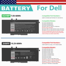 ✅4GVMP丨3HWPP Battery For Dell Latitude 5400 5500 5401 Precision 3540 3541 3551 picture