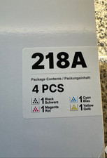 Compatible 218A Toner Cartridges Black Cyan Magenta Yellow ~ New Fast Ship picture