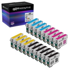 Reman For Epson T069 Ink Cartridges Set of 16: T069120 & T069220 T069320 T069420 picture