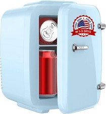 Mini Refrigerador Portatil Nevera 110V AC 12V DC Para Carro Habitación Skincare picture