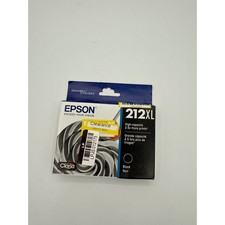 Epson 212XL Ink Cartridge Unisex XL Black New High Capacity Claria C13T02X123 picture