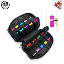 USB Flash Drive Storage Case 20 Slots Electronic Organizer Black Carrying Case picture