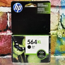 HP 564 XL High Capacity Black XL Ink Cartridge Noir Genuine Original Print New picture