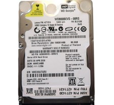 WD WD800BEVS-08RST2 DCM: HHNTJHBB (WXE) Thailand 80gb 2.5