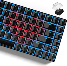 Black Jelly Keycaps Set for 60%/75%/100% Mechanical Keyboards, 130 Keys picture