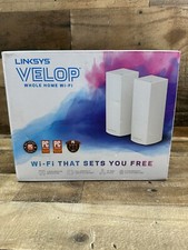 Linksys WHW0302 Velop AC4400 Whole Home Mesh WiFi - White (2-Pack) NEW Open Box picture