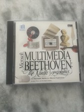 Microsoft Multimedia Beethoven Vintage 1992 CD ROM Windows 95 Computer Software picture
