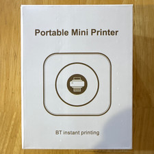 BT Portable Mini Printer, Bluetooth Color, 300x600 DPI, A4 Support picture