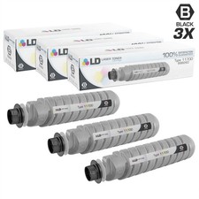 LD Compatible Ricoh 888260 / Type 1170D Set of 3 Black Laser Toner Cartridges picture