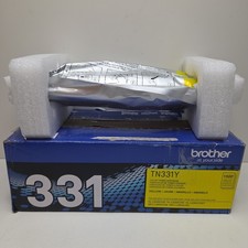 GENUINE - BROTHER TN331Y YELLOW TONER CARTRIDGE - TN-331Y - OPEN BAG picture