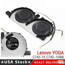 Replacement CPU Cooling Fan For Lenovo Yoga C740-15IML 81TD C740-15 5H40S19962 picture