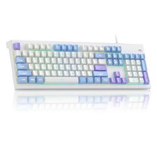 Creamy Keyboards,K2 Classic Keyboard Wired RGB Backlit 104 Keys Waterproof Er picture