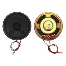 MECCANIXITY 2 Pcs 8 Ohm Small Speaker, 1W 57mm Diameter Metal Shell picture