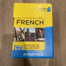 Rosetta Stone Learn French Bonus Pack Lifetime Online Access Grammar Dictionary  picture