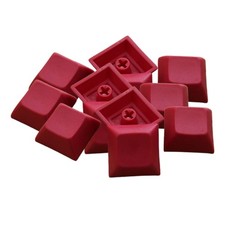12Pcs PBT DSA Keycaps Blank for MX Switches Mechanical Keyboard Red picture