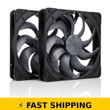 Noctua NF-A14x25 G2 PWM Quiet Fans - Dual Set, Black picture