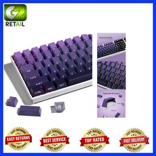 Ergonomic OEM Profile Gradient Purple Keycaps - 136-Key Set for Custom Keyboards picture
