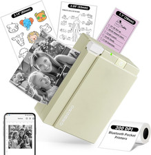 Mini Sticker Printer, 3 Inch Bluetooth Thermal Inkless Label Maker picture
