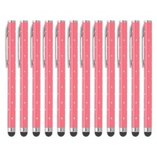12Pcs Bling Crystal Stylus Pens for Touch Screens Pink] picture