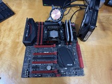 ASUS RAMPAGE V EXTREME Core i7-5820K, 4GB DDR4 RAM, IO Shield, Thermaltake AIO picture