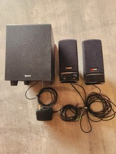 Gigaware Wired 3.5mm 2.1 Multimedia Computer Speakers Subwoofer System PC Black picture