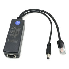 DSLRKIT 5.5x2.1mm DC 5V 2.4A Active PoE Splitter Power Over Ethernet 802.3af picture