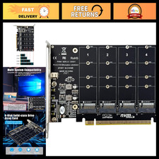 M.2 NVMe SSD to PCI-E x16 Expansion Card | High-Speed Storage Adapter picture