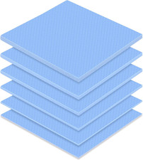 6 Pcs Thermal Pads for Gpu Laptop CPU, Blue, 100 X 100 Mm picture