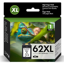 #62XL (C2P05AN) Black #62XL (C2P07AN) Color Ink for HP Envy 7645 7640 5660 5640 picture