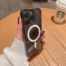 Magnetic MagSafe Clear Acrylic Case for iPhone 16 15 14 13 12 11 Pro Max picture