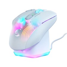 ROCCAT KONE XP AIR Gaming Mouse – White RGB Fast Charging Station 90905-446-02 picture