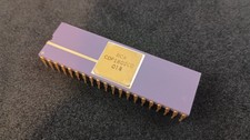 Vintage RCA CDP1802CD Microprocessor CPU Collectible Gold Ceramic NOS 1802 picture