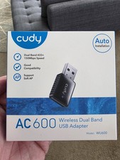 Cudy AC 600Mbps USB Wifi Adapter for PC, 5Ghz/2.4Ghz Wireless Dongle, Wifi USB picture