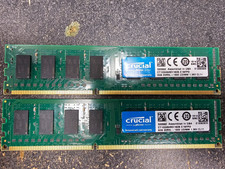 CRUCIAL (2x8GB) 16GB PC3-12800 DDR3L 1600 UDIMM PC Memory CT102464BD160B.C16FPD picture