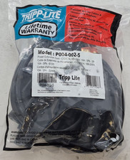 Tripp Lite P004-002 PDU Power Cords 5-Pack, C13 to C14, - 250V, 2 ft, Black picture