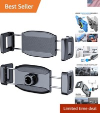 Secure and Versatile Tablet Mount Clamp for iPads and Galaxy Tabs - 1.57” Depth picture