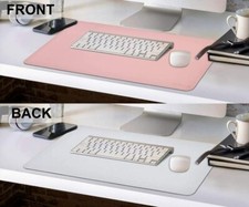 Multifunctional Office Desk Pad Dual-Sided PU Leather Mat Waterproof Mouse Pad   picture