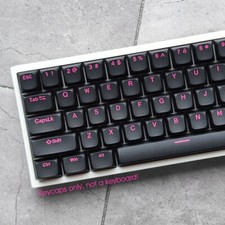 Ball Shape PBT Double Shot Keycaps OEM Profile 117 Keys for Mechanical Keyboards picture