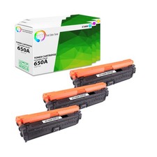 TCT 4PK 650A Toner Cartridge Set CE271A CE272A CE273A For HP Enterprise CP5525 picture