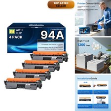 Valuetoner CF294A 94A Black Toner Cartridge Replacement for HP picture