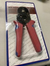 NEW AC/DC WIRE Self HEX Ratcheting Ferrule Crimper HEXAGON 23-10 ERGONOMIC picture