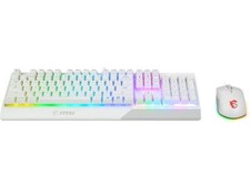 MSI Vigor GK30 Combo White, 6-Zone RGB GK30 Gaming Keyboard & GM11 Gaming Mouse, picture