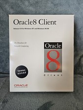 Oracle8 Oracle 8 Personal Edition Windows NT 95 Software VTG Big Box SEALED DISC picture