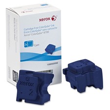 Xerox® 108R00990 Ink Sticks, 4200 Page-Yield, Cyan, 2/Box picture